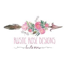 Rustic Rose Arrow Logo Business Logo Etsy Logo Photographer Logo Handmade Logo Etsy Logo Handmade Logo Photographer Logo