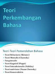 Ini adalah perihal perkembangan kanak kanak yang perlu ibu bapa fahami. Teori Perkembangan Bahasa