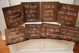 Love Is Patient Love Is Kind Spanish Wedding Spanish Aisle Etsy Wedding Signs Wood Wedding Signs Love Is Patient