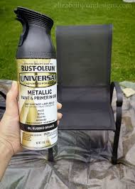Patio Update On A Tiny Budget Elizabeth Joan Designs In 2020 Painting Patio Furniture Painted Patio Metal Patio Furniture