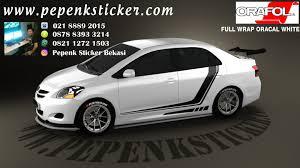 Cutting sticker avanza putih tema : Cutting Sticker Bekasi Sticker Cutting Bekasi