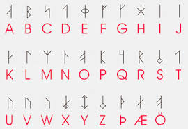 The icelandic alphabet has 32 letters. The Runic Alphabet