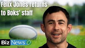 BizNews Rugby: Felix Jones returns to Boks' staff; home test match venues  announced; and URC predictions