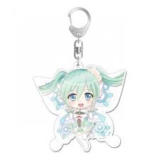 Hatsune Miku Fairy Racing Miku Keychain Kawaii Panda Making Life Cuter In 2021 Kawaii Panda Hatsune Miku Kawaii