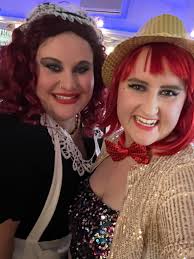 Magenta and Columbia at my Rocky Horror Halloween party