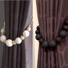 リビング ウッドボール プチdiy ペンキは百均 カーテンタッセル手作り などのインテリア実例 2016 11 28 23 59 51 roomclip ルームクリップ カーテンタッセル 手作り カーテン カーテンタッセル