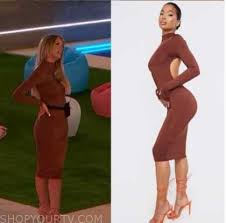 We did not find results for: Love Island Season 7 Episode 3 Faye S Brown Cut Out Back Dress Shop Your Tv