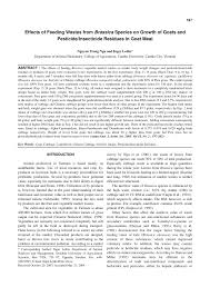 Concentrated feed before feeding should be ground or steamed. Pdf Effects Of Feeding Wastes From Brassica Species On Growth Of Goats And Pesticide Insecticide Residues In Goat Meat