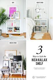 3 Ways To Style And Use Ikea S Kallax Expedit Shelf The Everygirl Kallax Ikea Home Ikea