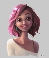 Pink Hair Lovely Lady Serina Mo Character Design Inspiration Digital Art Girl Concept Art Characters