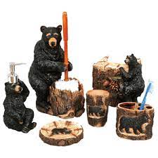 Free delivery and returns on ebay plus items for plus members. Black Bears At Play Bath Accessories Bear Bathroom Decor Black Bear Decor Bear Decor