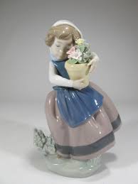 This piece is one of the maximum exponents of the wonderful technique of. Sold Price Lladro Girl With Flowers By Jose Puche August 3 0118 2 00 Pm Edt