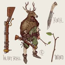 Hermit Hunter By Fernando Correa Imaginarycharacters Fantasy Character Design Concept Art Characters Character Design