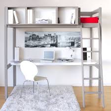 Découvrez le lit enfant avec tête de lit et rangements nomade, au design scandinave blanc et bois. Lit Mezzanine Gain De Place Avec Bureau Et Rangement Jurassien