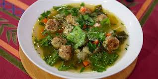 Valerie Bertinelli Lightens Up Italian Wedding Soup With Low Carb Meatballs Recipe In 2020 Italian Wedding Soup Recipe Food Network Recipes Italian Wedding Soup