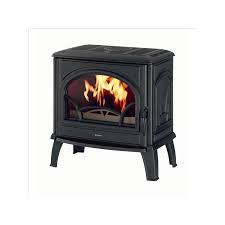 Cet appareil de chauffage pas cher et néanmoins performant fait partie de la gamme mixte du fabricant de poêles à bois theca. Poele A Bois Tolosa Turbo 2 Fonte Noir Satine Cotes Fonte Supra Poele A Bois Supra