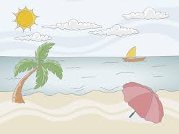 24 sketsa gambar pemandangan alam desa pantai gunung dan. Cara Menggambar Pemandangan Pantai 11 Langkah Dengan Gambar