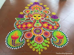 Easy Beautiful Rangoli Designs For Navratri Dussehra 2015 Free Download Colorful R Colorful Rangoli Designs Rangoli Designs Diwali Beautiful Rangoli Designs