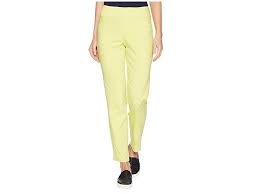 Krazy Larry Pull On Ankle Pants Lime Womens Dress Pants