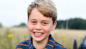 Prince George Rocks Casual Polo & Shorts For 8th Birthday Portrait