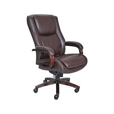 La Z Boy Winston Leather Executive Office Chair Fixed Arms Brown 44763 At Staples Executive Office Chairs Office Chairs Australia Office Chair