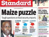 Standard Digital Epaper Kenya Daily Epaper Standard Newspaper The Nairobian Newspaper Subscribe Online Epaper Standard Newspaper Focus O Newspapers