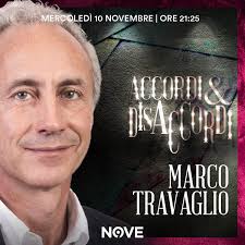 Domani sera ad “Accordi e Disaccordi” puntata molto ricca. Ci sarà anche  questo duello. Che dite, preparate i pop-corn? Siateci. #accordiedisaccordi  #fetri #travaglio