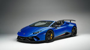 2018 Lamborghini Huracan Perfomante Spyder 4k 4 Wallpaper Hd Car Wallpapers Id 9802
