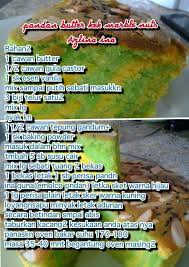 Menu & resepi diet sihat. Resepi Ohsem Pandan Butter Kek Marble Nuts Azlina Ina Facebook