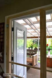 Being between the kitchen dining area and deck it gets a lot of warm weather traffic. Installing Screen Doors On French Doors Easy And Cheap