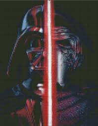 Star Wars Kylo Ren And Darth Vader Cross Stitch Instant Download Star Wars Crafts Lego Mosaic Star Wars Kylo Ren