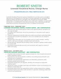 Licensed Vocational Nurse Resume Samples Qwikresume