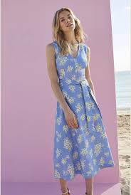 Tall Spaced Floral Cotton Sateen Dress Dresses Long Tall Sally Summer Dresses