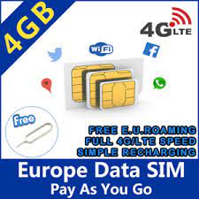 6 data on sim cards.sim card in every country you visit, especially if you want stay for a while or use a lot of data. Eu Sim Card Holiday Trip 7gb Data Internet Spain France Greece Portugal Italy 7g Ebay