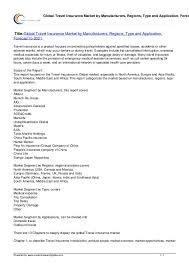 With 2016 under way, the global insurance marketplace appears to be heading in the general through data and analysis, the us insurance market report 2016 provides a snapshot of current. Europe Tire Market Report 2016 Global Travel Insurance Market Forecast To 2021 Joomag Newsstand