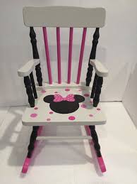 Minnie Mouse Rocking Chair Minnie Mouse Kids Bedroom Etsy Minnie Mouse Nursery Minnie Mouse Gifts Minnie Mouse Decorations