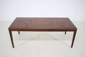 Tile coffee, console, sofa & end tables : Danish Rosewood Ceramic Tile Coffee Table 1960s For Sale At Pamono