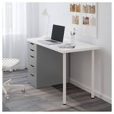 Linnmon Alex Table White Gray 47 1 4x23 5 8 Ikea Home Desk Ikea Alex Drawers