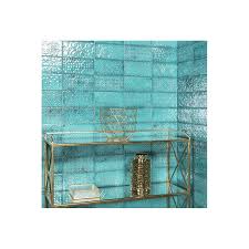 Zurbaran Turquoise 11 2cm X 22 4cm Wall Tile