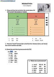 A Sounds Interactive Worksheet