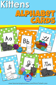 I don't think i've ever stepped into a preschool or kindergarten classroom that hasn't had a flagship alphabet poster or alphabet line . Alphabet Posters Alphabet Wall Cards Kitten Theme Alphabet Cards Alphabet Wall Cards Alphabet Poster
