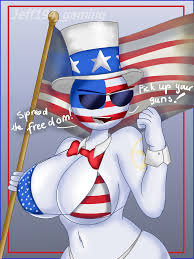 Rule34 - If it exists, there is porn of it  united states of america ( countryhumans)  7053715