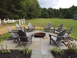 Red Cottage Rental Properties In Upsate Ny Shown Here Is Hidden Meadow Lodge Monticello Ny Backyard Bluestone Patio Patio