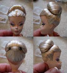 Updo Hair Tutorial Barbie Doll Hairstyles Doll Hair Barbie Hairstyle