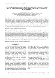 Berita acara adalah suatu hal yang penting sebagai laporan jalannya sebuah acara yang kemudian bisa dijadikan evaluasi. Pdf Pengaruh Keselamatan Dan Kesehatan Kerja K3 Terhadap Jumlah Penyakit Kerja Dan Jumlah Kecelakaan Kerja Karyawan Pada Pt Hanei Indonesia