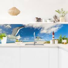 Kuchenruckwand Dune Breeze Kuchenruckwandfolie Kuchenruckwand Glasruckwand Kuchen Ruckwand