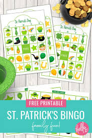 Take a look around, or sign up for our free. St Patrick S Day Bingo Free Printable Hello Creative Family