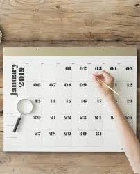 The Large Desk Pad Calendar Black Emily Meritt Emily Meritt Desk Calendar Pad Large Desk Large Desk Calendar