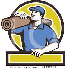 Perhaps you prefer the look and feel of carpet or are hoping to update the look of a room. Carpet Installer Clipart 1068580 Illustration By Bnp Design Studio