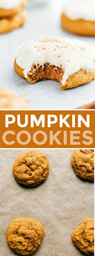 In a large bowl, beat cream cheese and sugar until smooth; Pumpkin Cookies With Cream Cheese Frosting Pumpkin Cookies Soft Pumpkin Cookies Savory Pumpkin Recipes